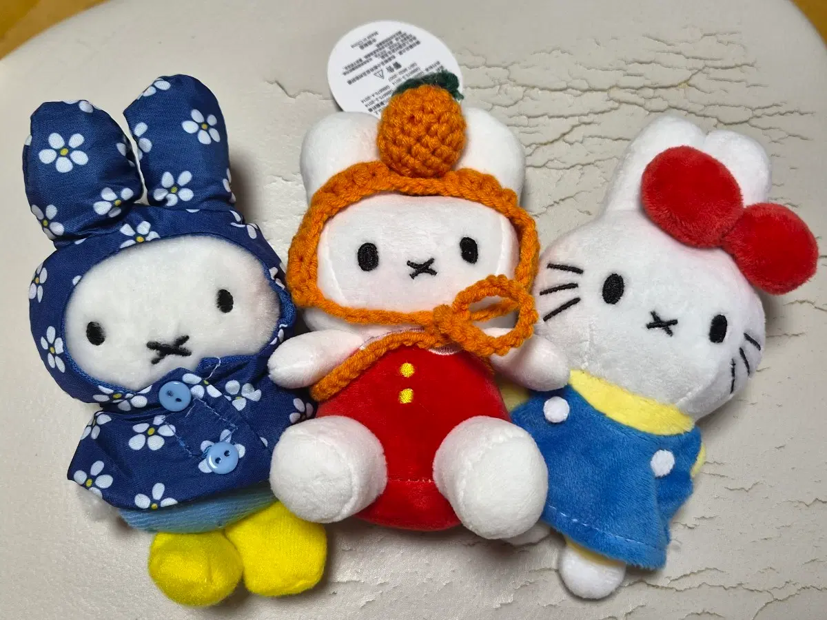 (새상품)미피 인형 3종 세트