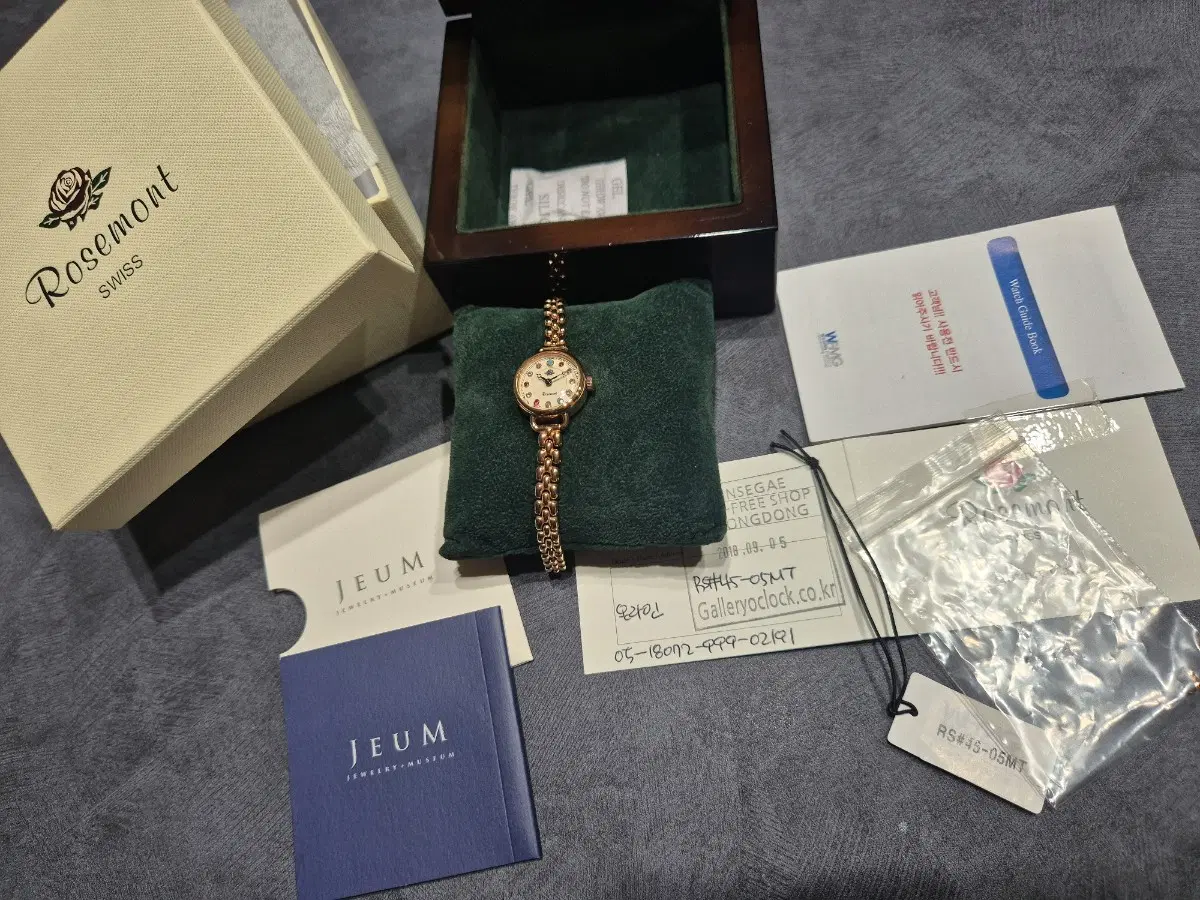 로즈몽 탄생석 여성시계 정품