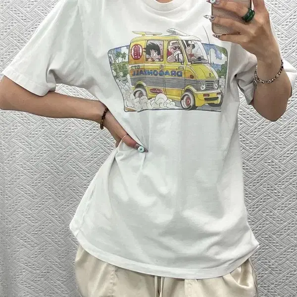 그라니프 빈티지 레트로 90's 애니 드래곤볼 반팔티 L C14500