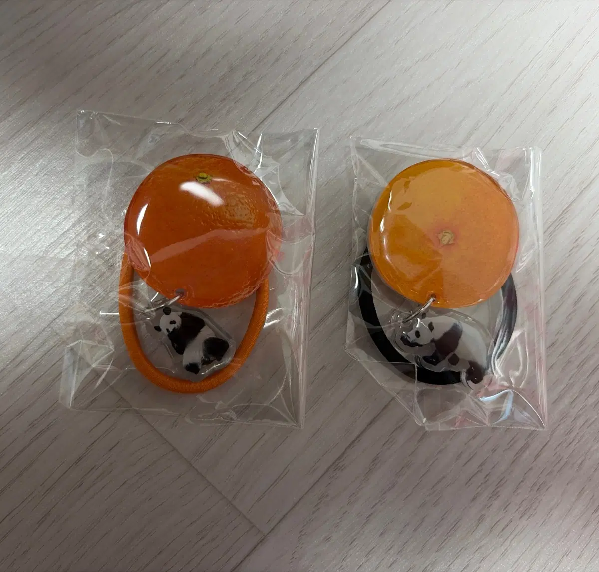 바오패밀리 랜덤 아크릴 귤머리끈