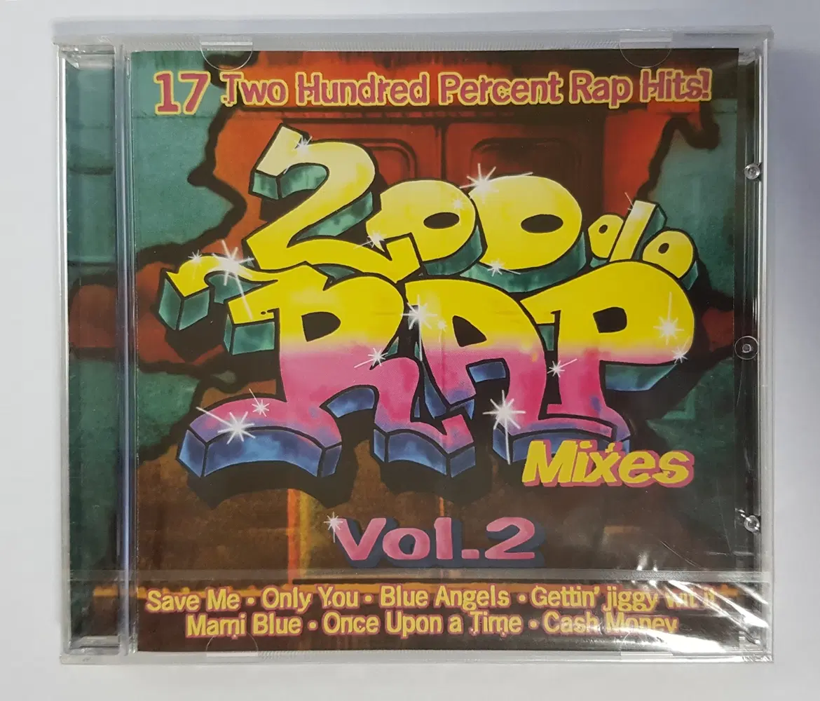200% Rap Mixes 미개봉 씨디