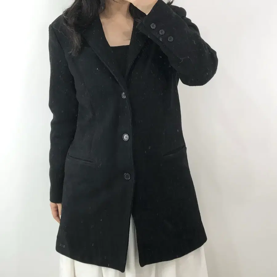 디스이즈네버댓 블랙 코트 M