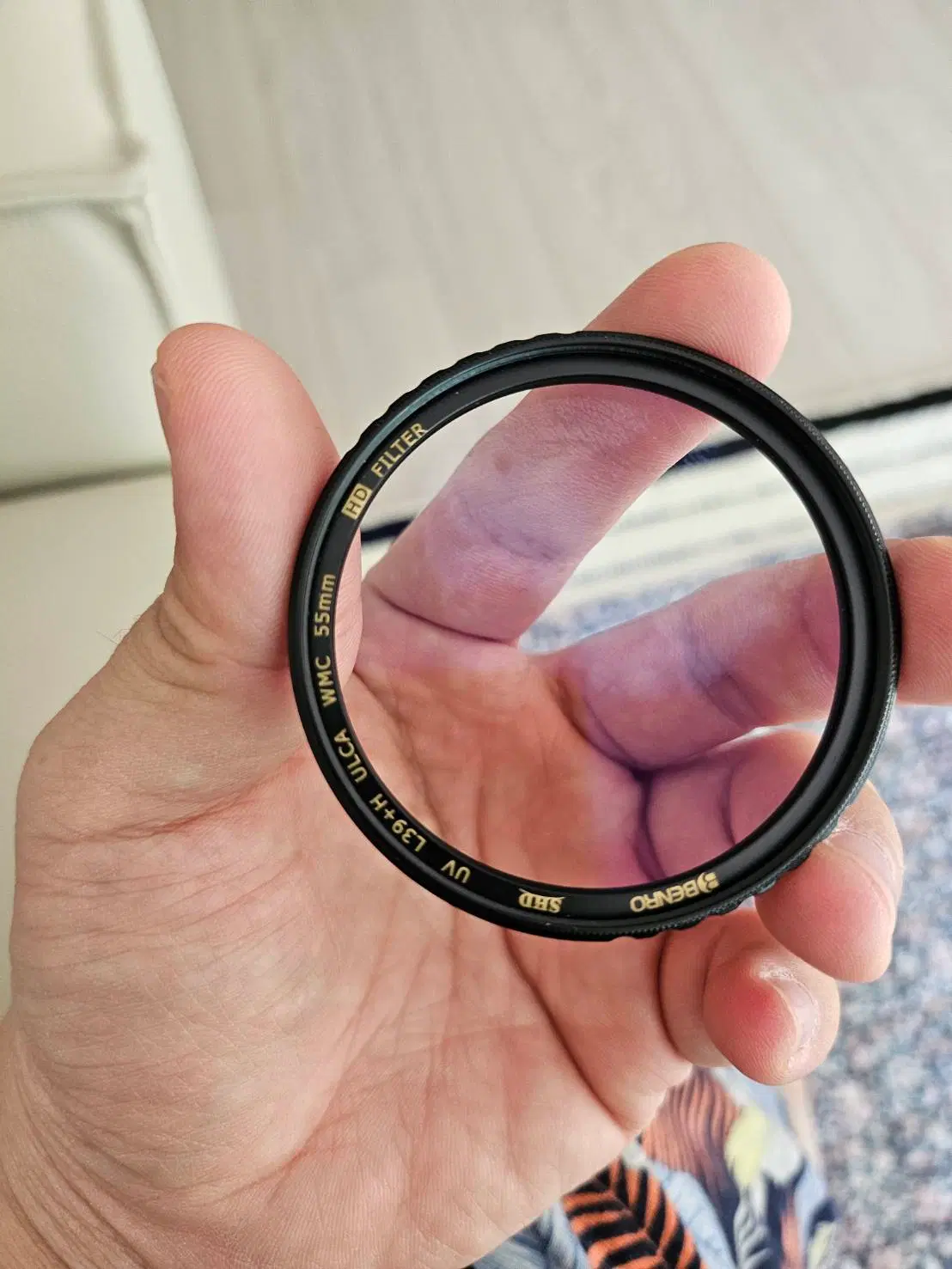 [벤로] 55mm SHD UV L39+H ULCA WMC 필터팝니다.