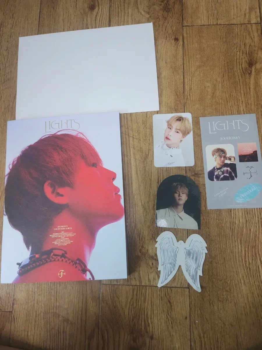 몬스타엑스 주헌 LIGHTS 앨범 포토카드 스티커 세트