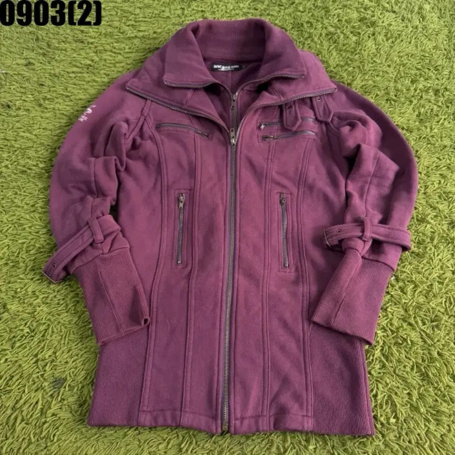 Original Wear 보라색 집업 재킷 m 0903