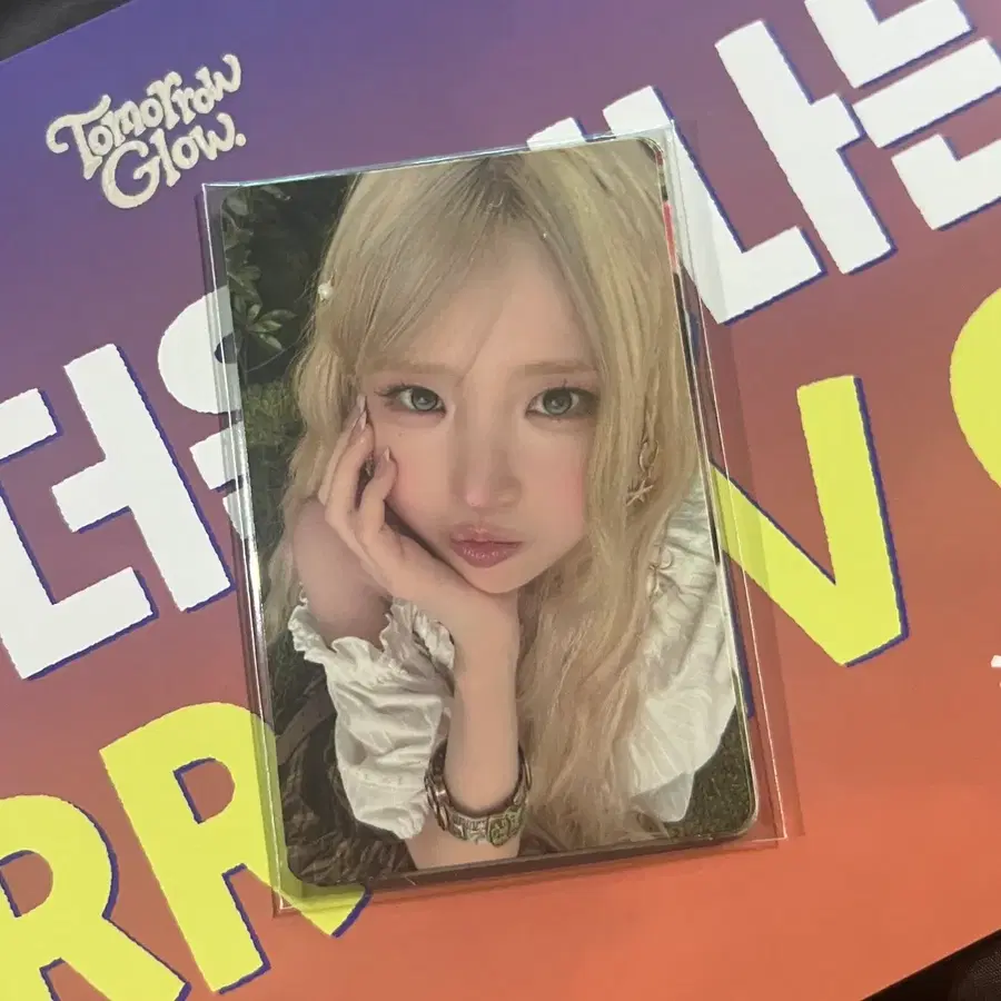 프로미스나인 콘서트 입장포카 새트