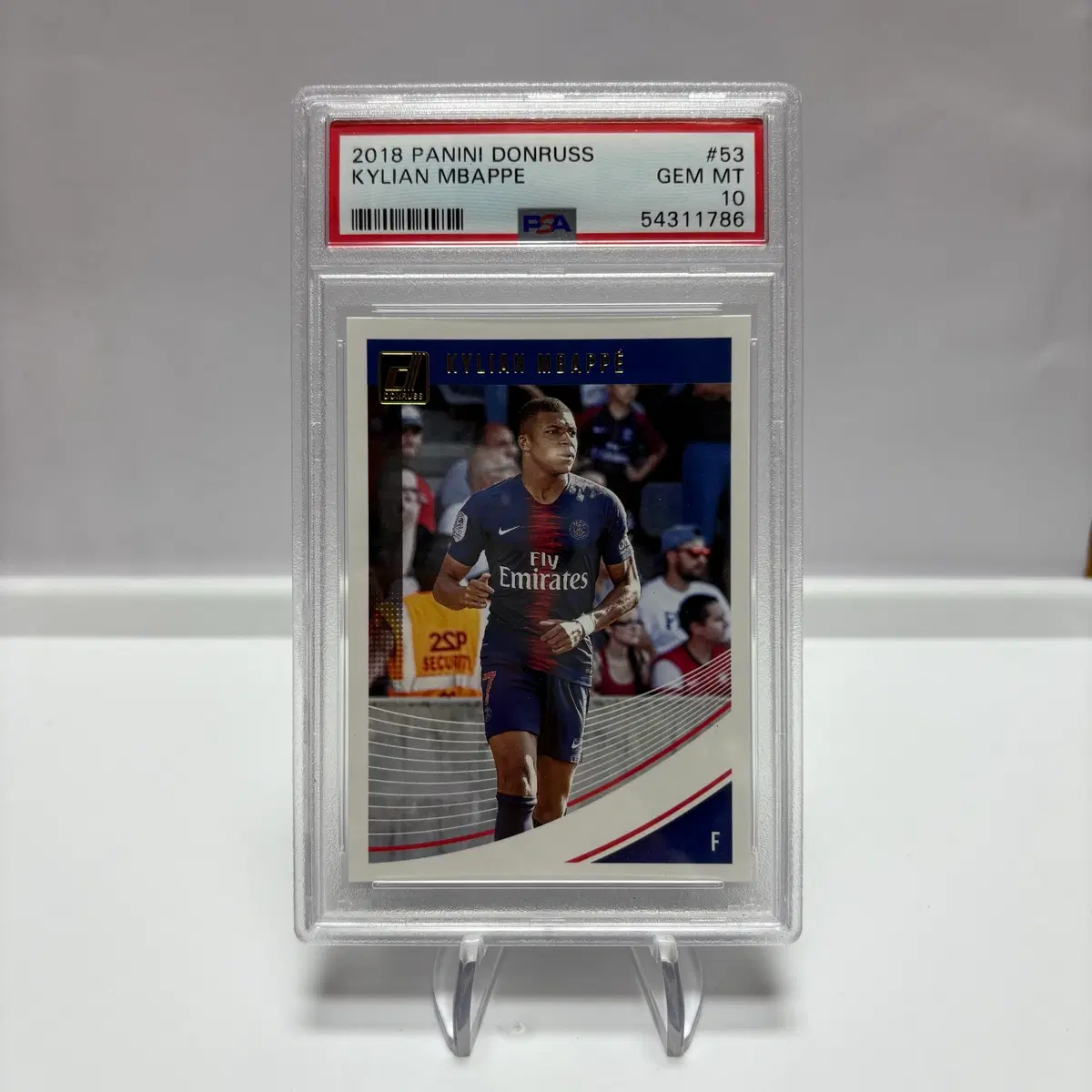 2018 PSG 킬리안 음바페 PSA10 등급 카드