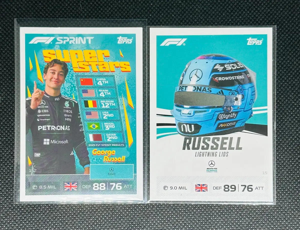 2026 F1 탑스 터보 어택 조지 러셀 카드 일괄