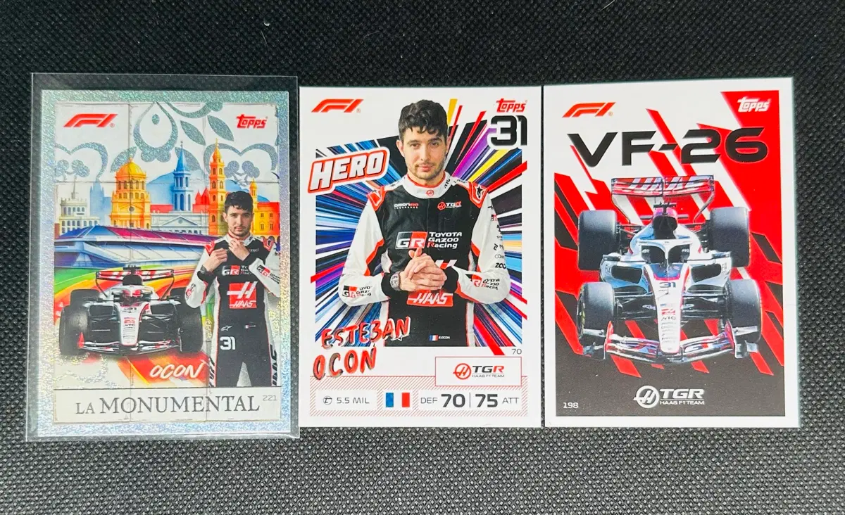 2026 F1 탑스 터보 어택 에스테반 오콘 카드 일괄