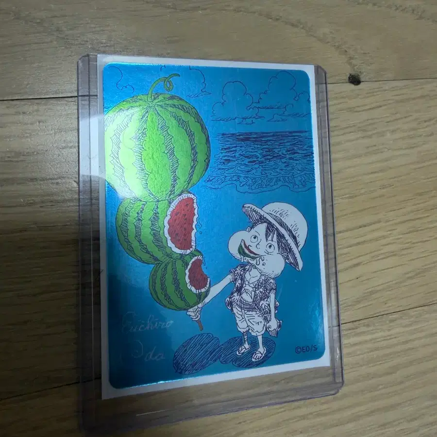 택포 3.3)원피스카드 수박루피 판매합니다