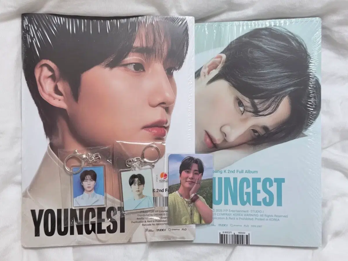 (세트+포카1장) YoungK 영케이 YOUNGEST 영기스트 앨범세트 미개봉 초도 특전 포함