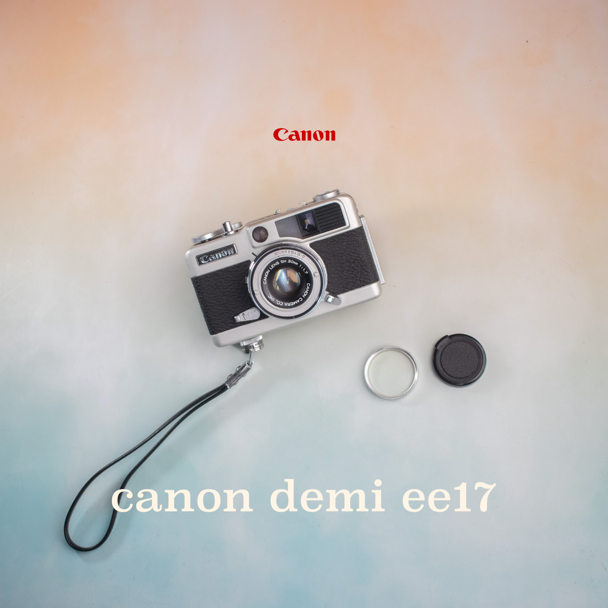 캐논 하프카메라 demi ee17(전체분해오버홀/보증6개월)
