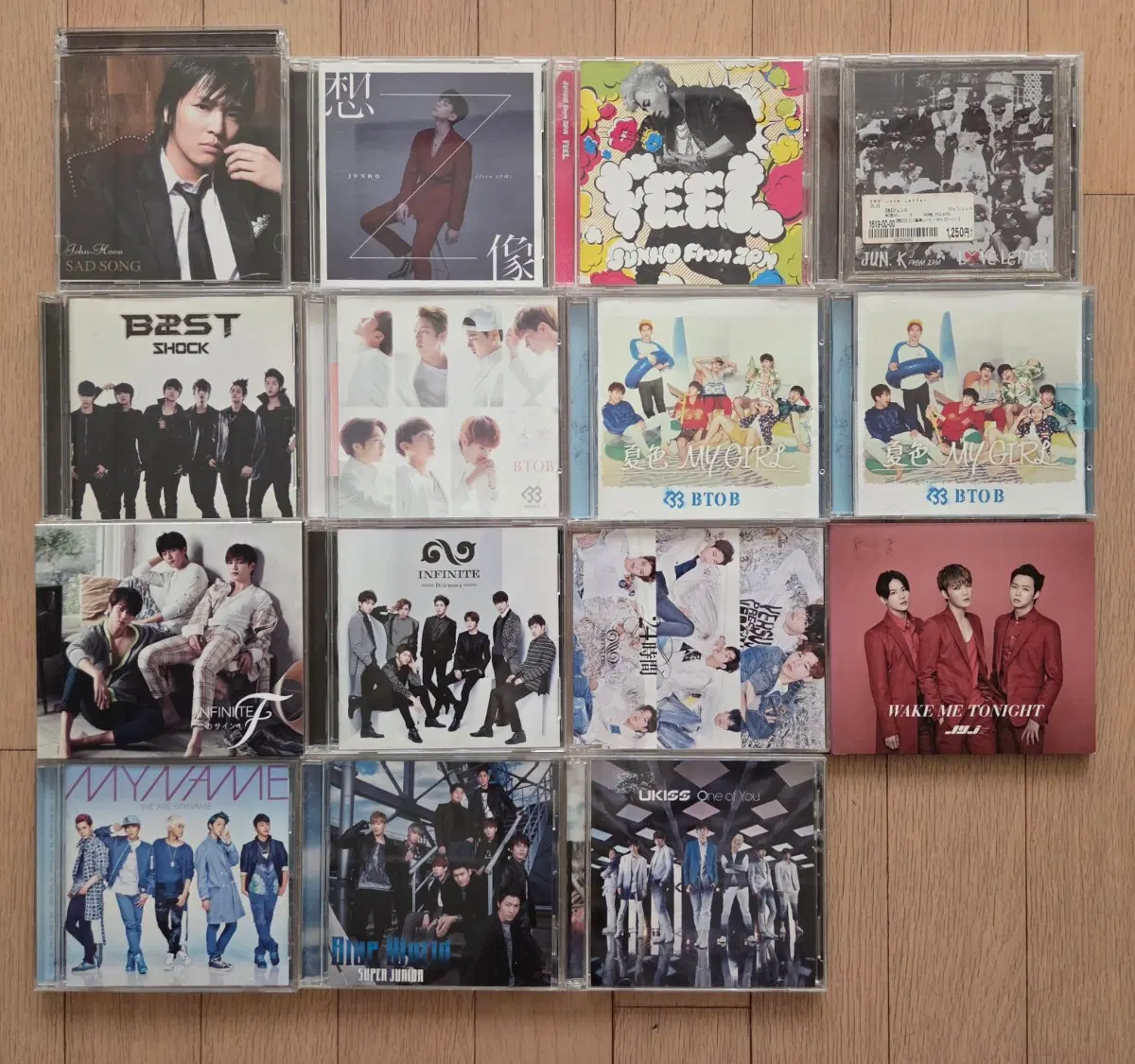 K-POP 아이돌 일본발매CD (비스트 비투비 인피니트 유키스 2PM