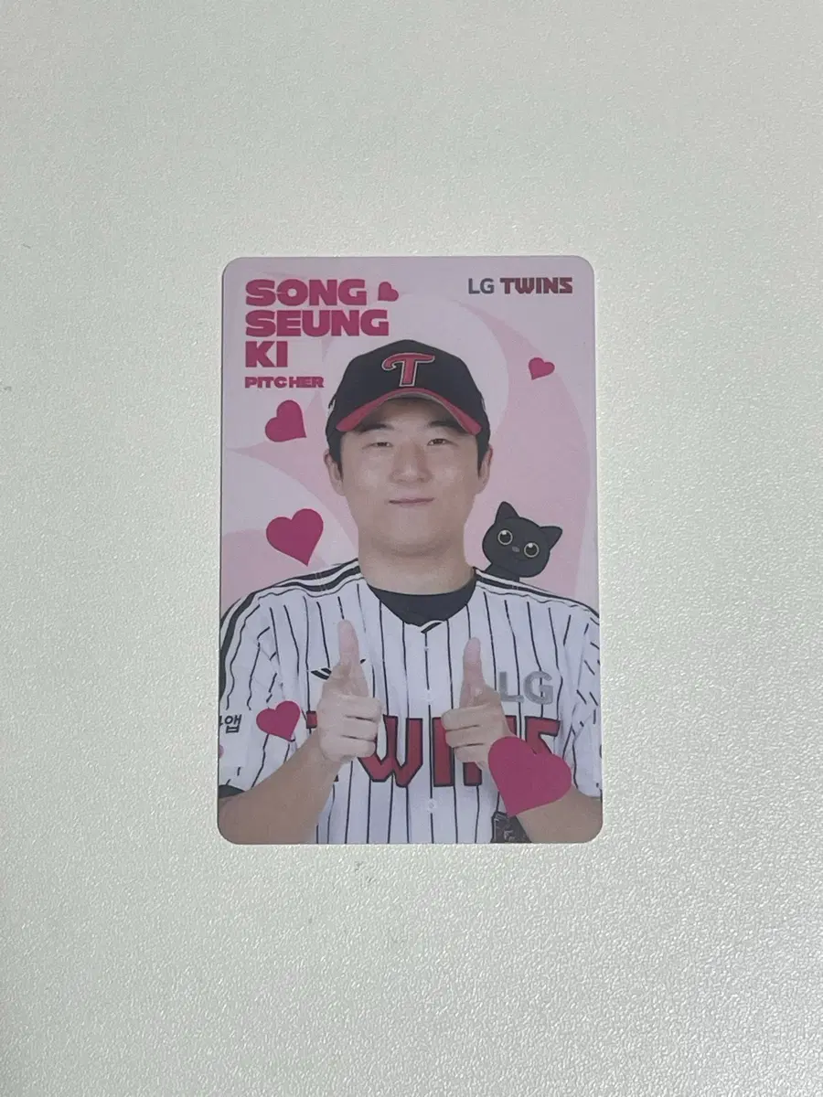 엘지트윈스 lgtwins 7월 심쿵 랜포 랜덤 포카 포토카드 송승기