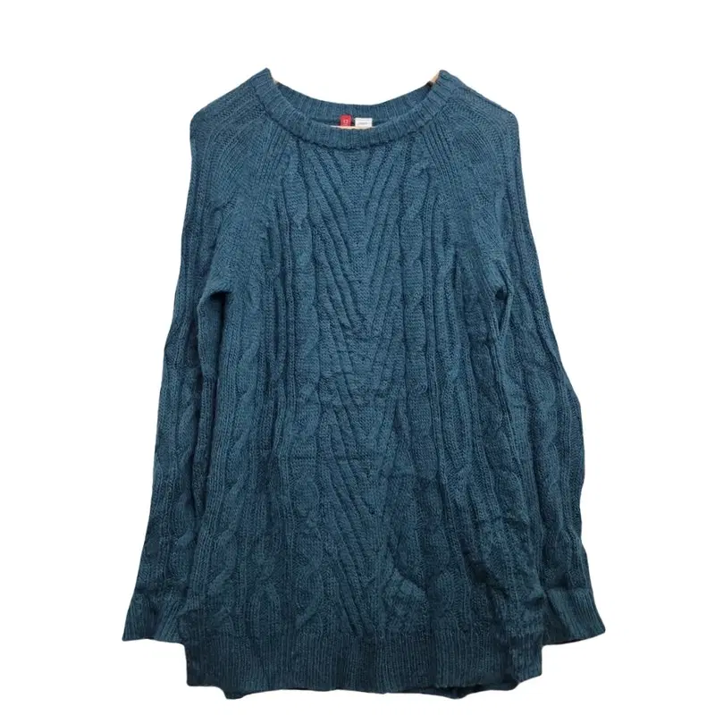 H&M 에이치앤엠 블루 니트 [S] 아크릴 혼방