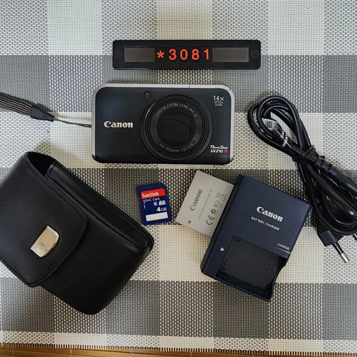캐논 파워샷 SX 210 HS 디지털카메라 파우치포함