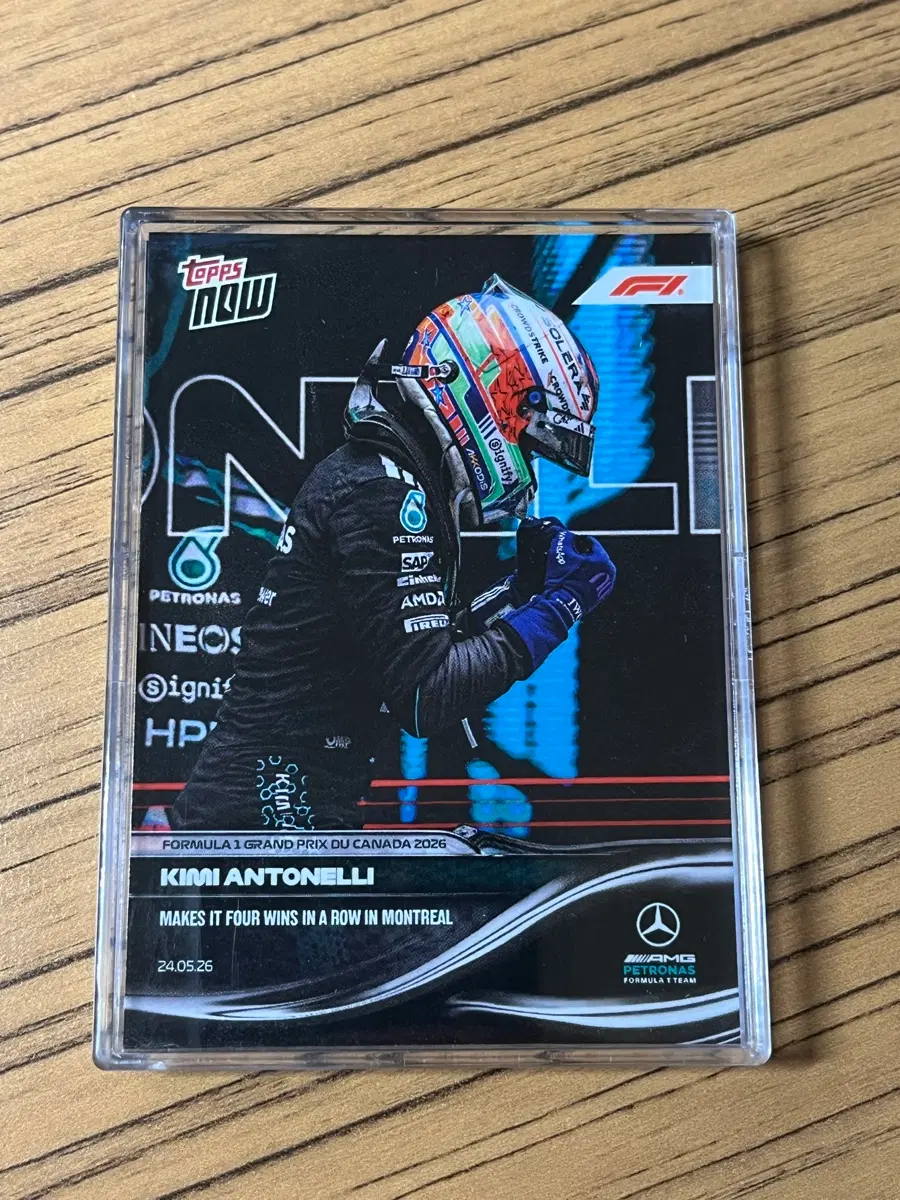 탑스 나우 키미 안토넬리 몬트리올 4연승 topps f1