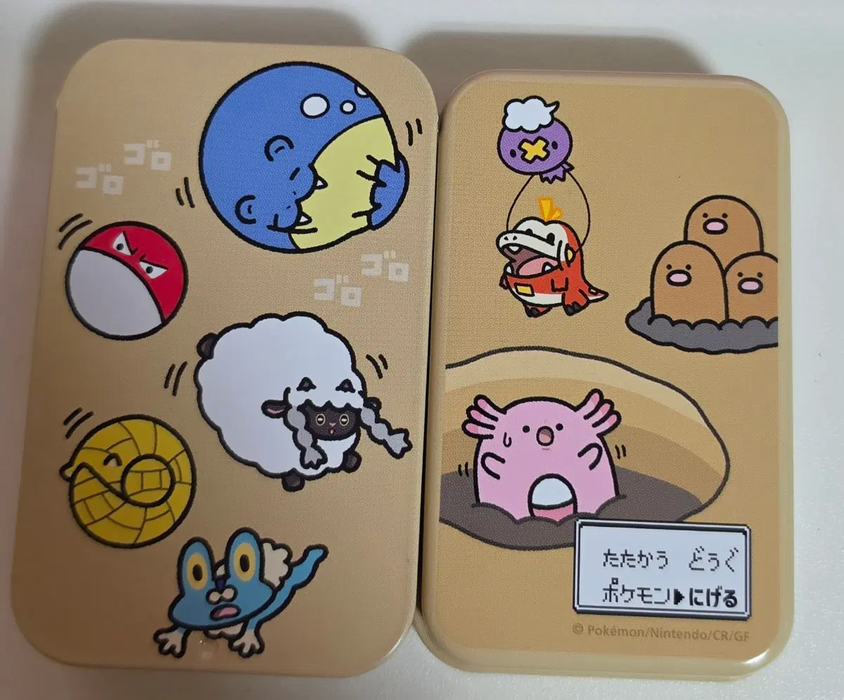 포켓몬 도망 쁘띠 틴케이스 대굴레오 우르 뜨아거 개구마르