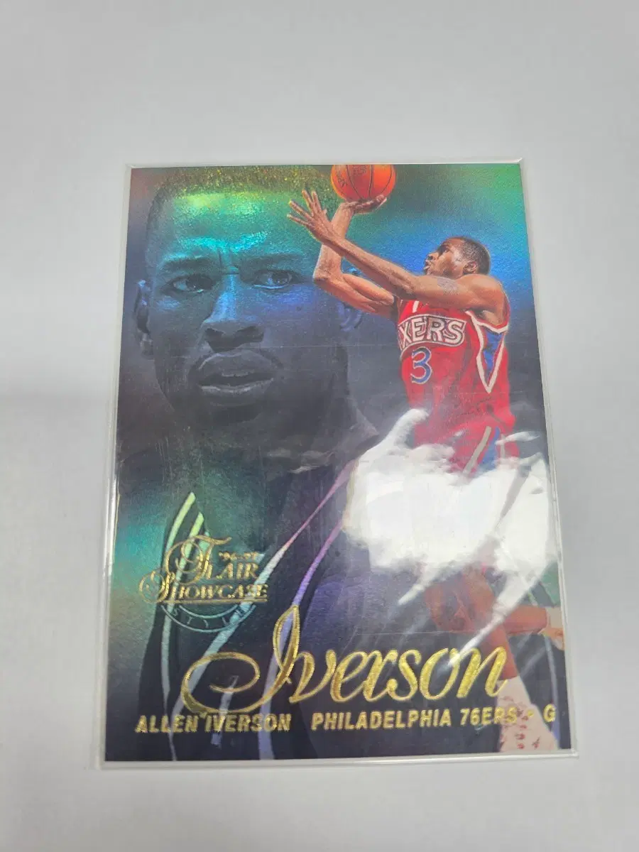 allen iverson flair showcase row 1996-97