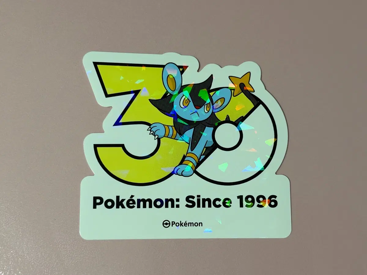 포켓몬 30주년 스티커 럭시오