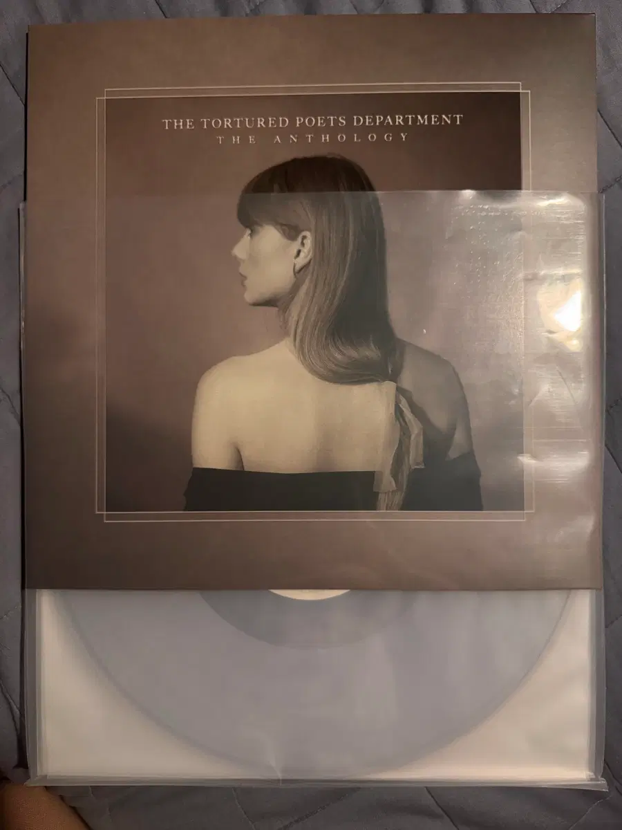 테일러 스위프트 11집 the tortured poets department 바이닐 lp 한정판 고스트화이트컬러