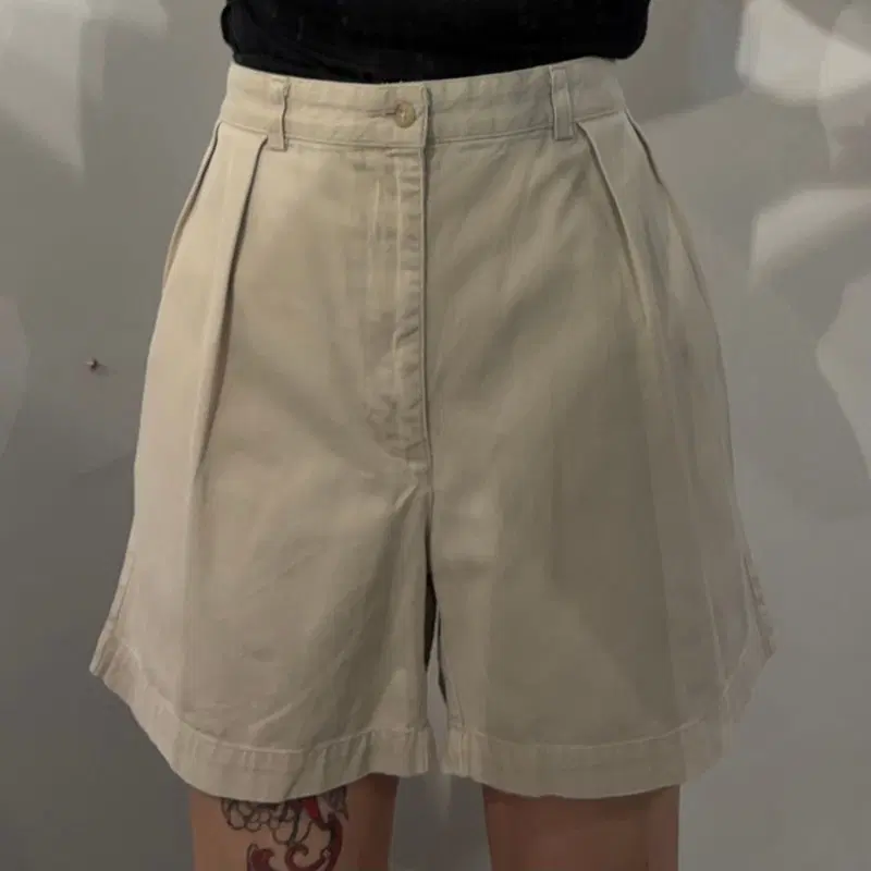 36 폴로 랄프 로렌 투턱 치노 하프팬츠