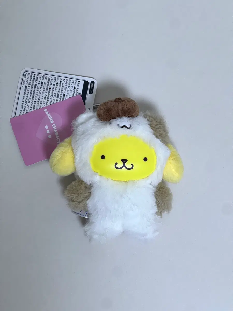 산리오 머핀 코스튬 폼폼푸린 마스코트 인형 키링