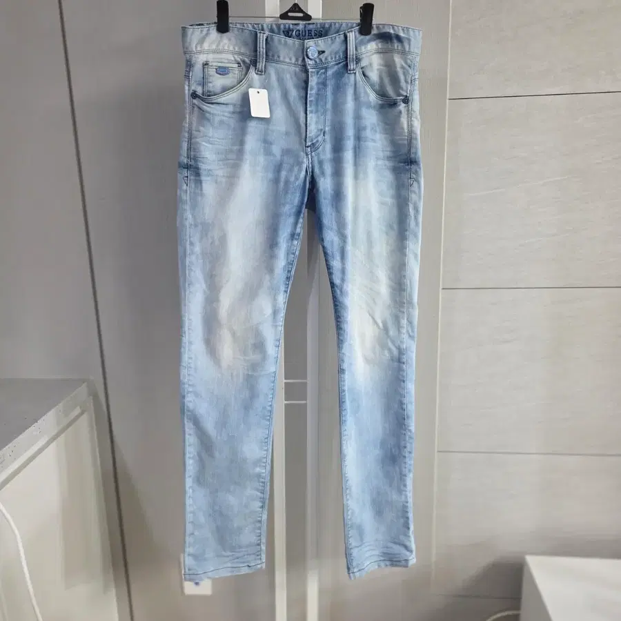 게스 청바지 연청 워싱 42