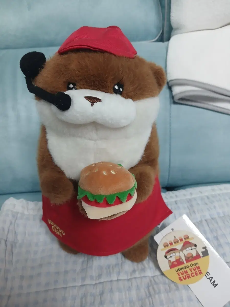 햄버거 우소우소짱 인형