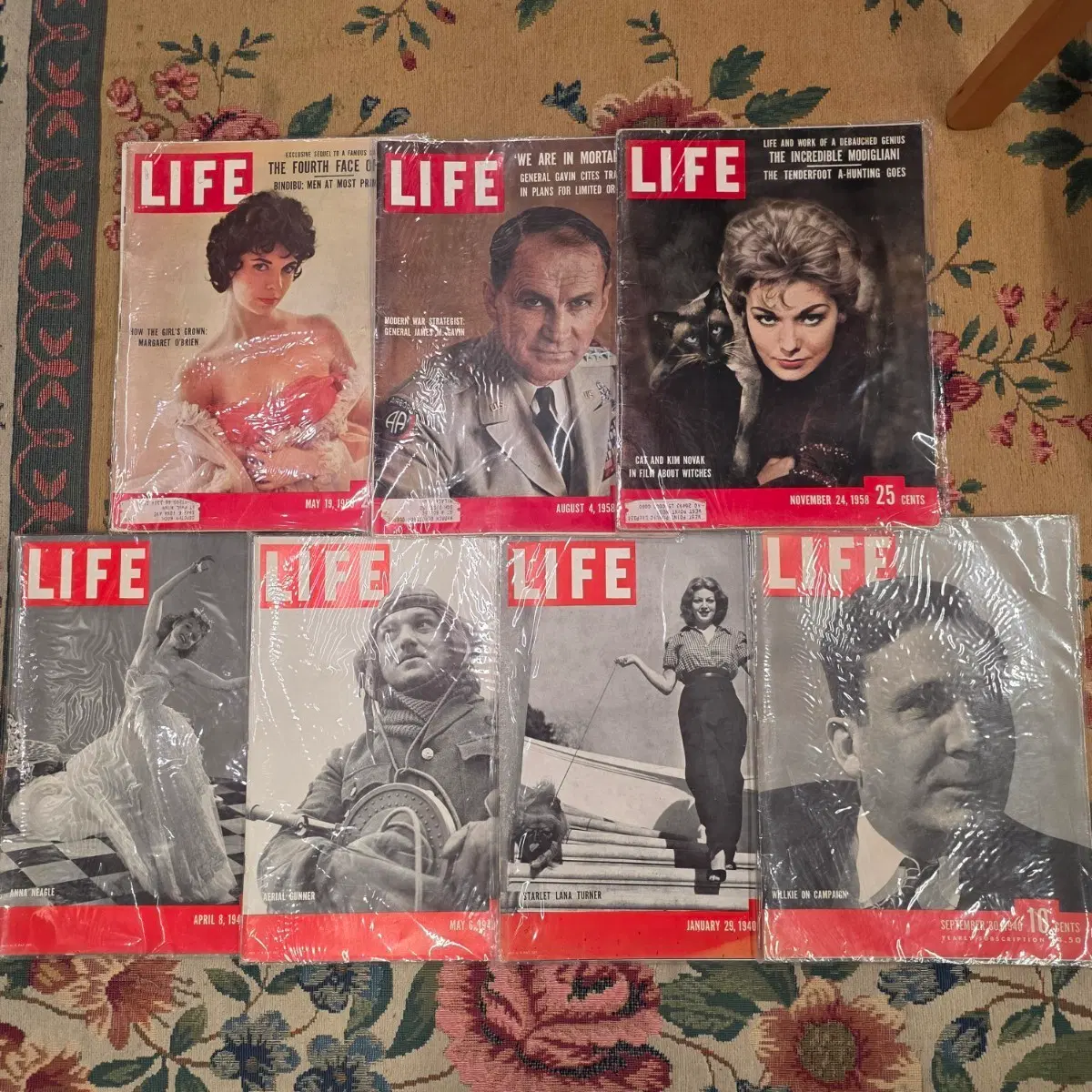 LIFE 빈티지 잡지 1940년, 1958년