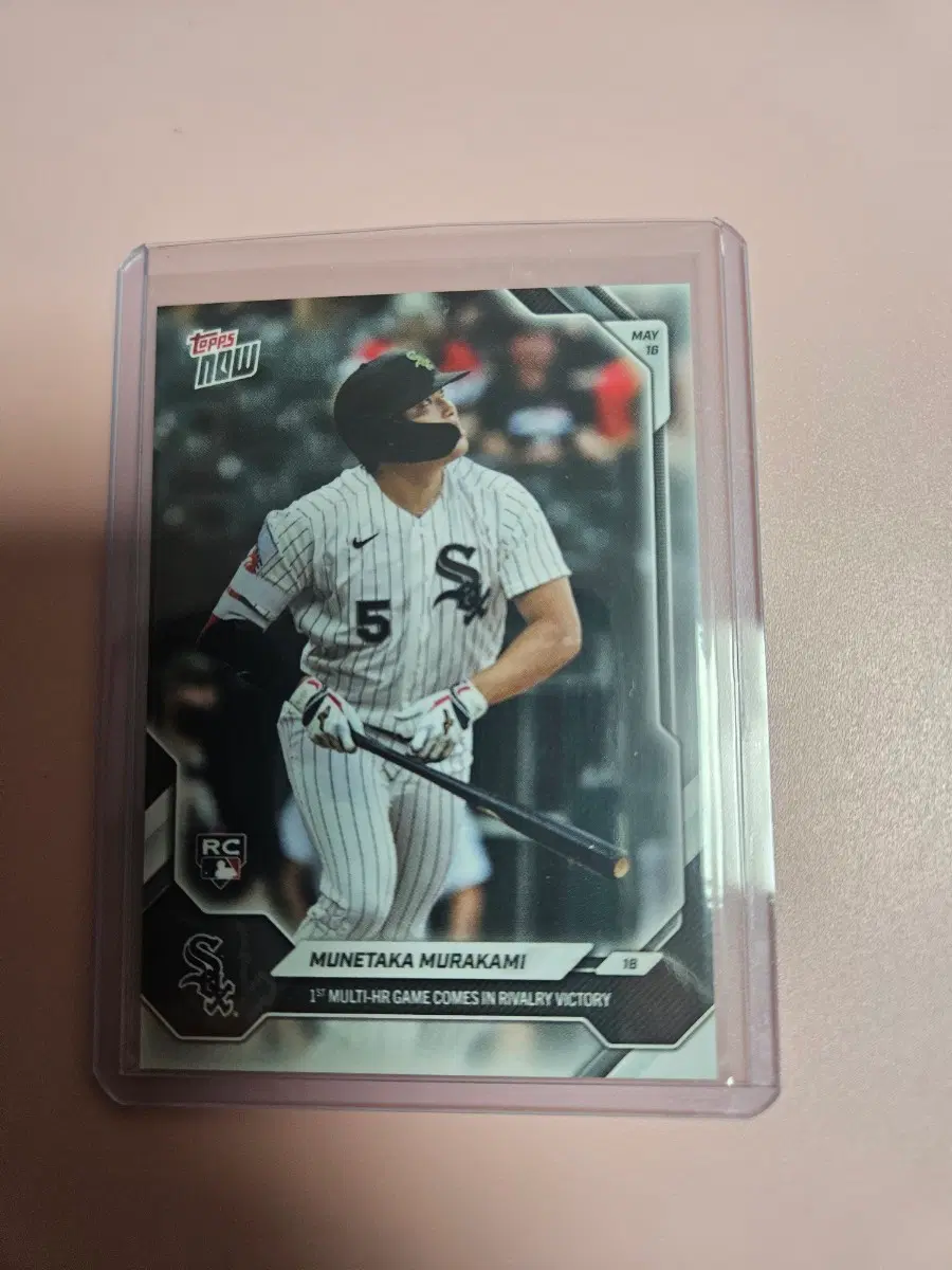 화이트삭스 일본)무네타카 무라카미 2026 Topps Now 첫 멀티홈런 기념 루키 카드