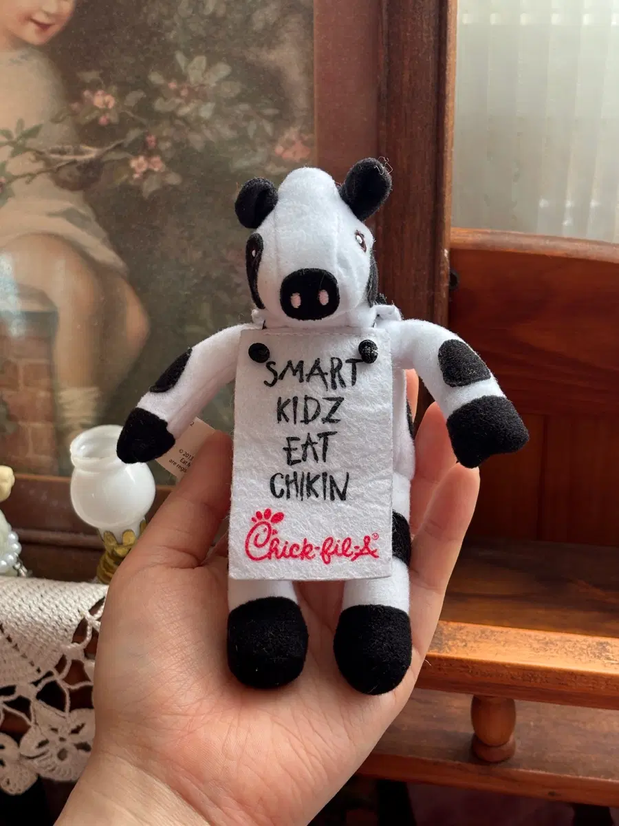 [빈티지] 2013년 미국 칙필레(Chick-fil-A) 마스코트 소인형 키즈밀토이 고전완구소품 햄버거 인테리어장식 기념품