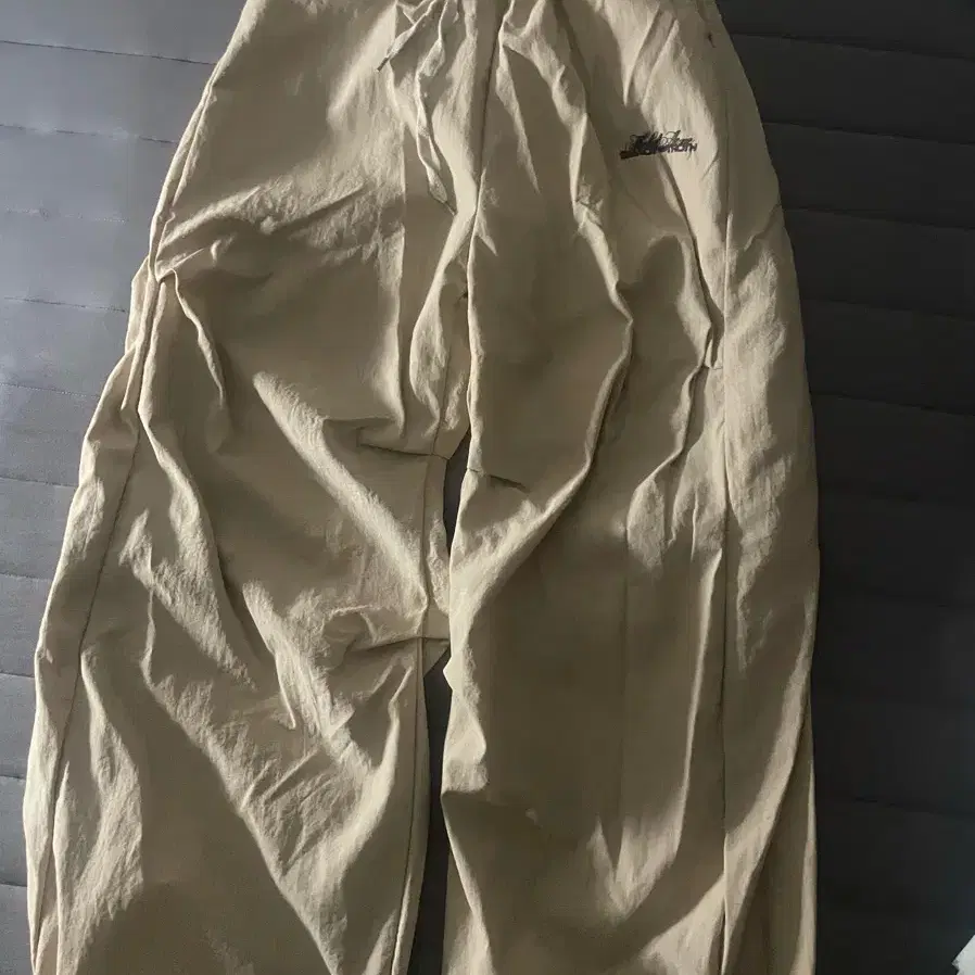 카고 바지 베이지