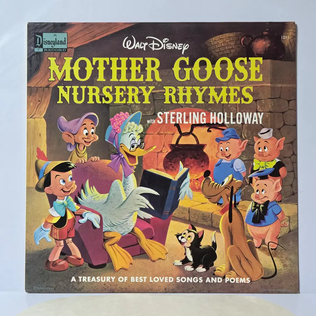 OST LP 월트 디즈니 마더 구스 MOTHER GOOSE NURSERY RHYMES 턴테이블 LP판 사운드트랙 레코드판 (223)