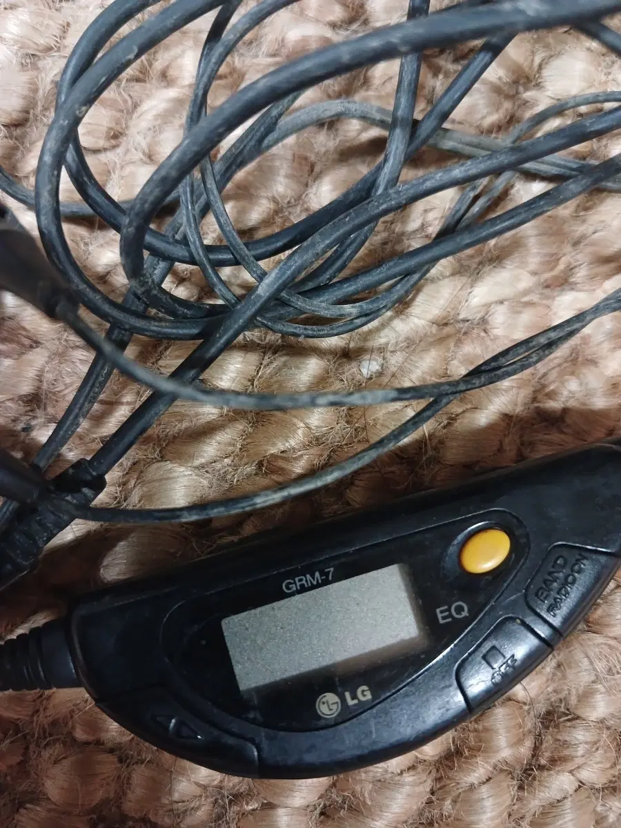 금성카세트라디오 GRM7 리모콘이어폰
