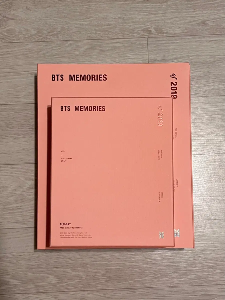 [일괄] BTS 방탄소년단 2019 메모리즈 블루레이(제이홉 포카) + DVD 세트