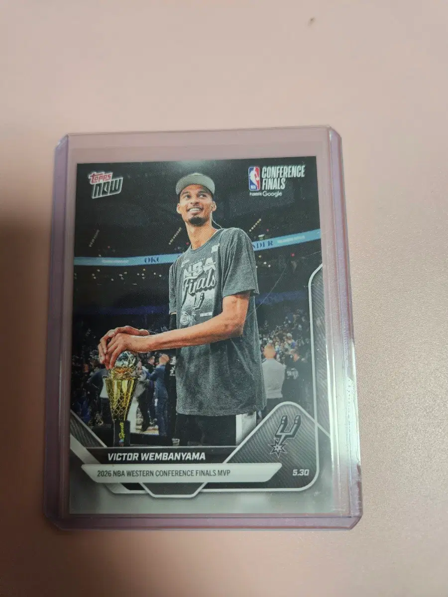 NBA)빅터 웸반야마 2026 Topps Now 컨파 MVP 기념