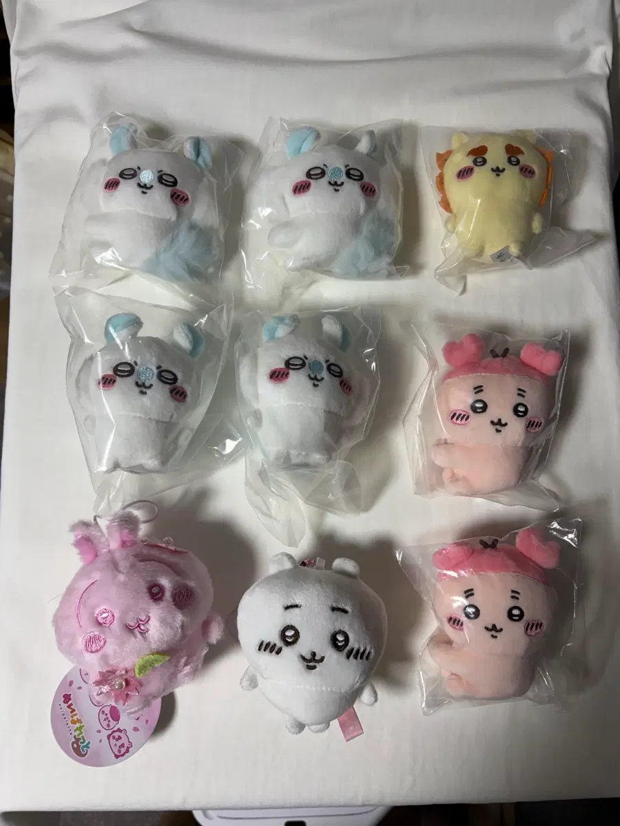 정품 먼작귀 파우치,누이, 클립 인형,피규어 새상품(우사기,모몽가,치이,하치 등등)