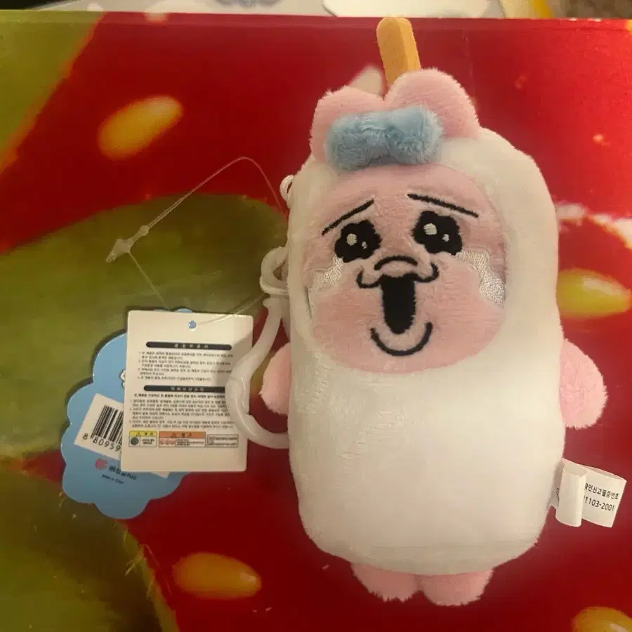 오빤쮸 빤쮸토끼 물떡 키링 (새상품)