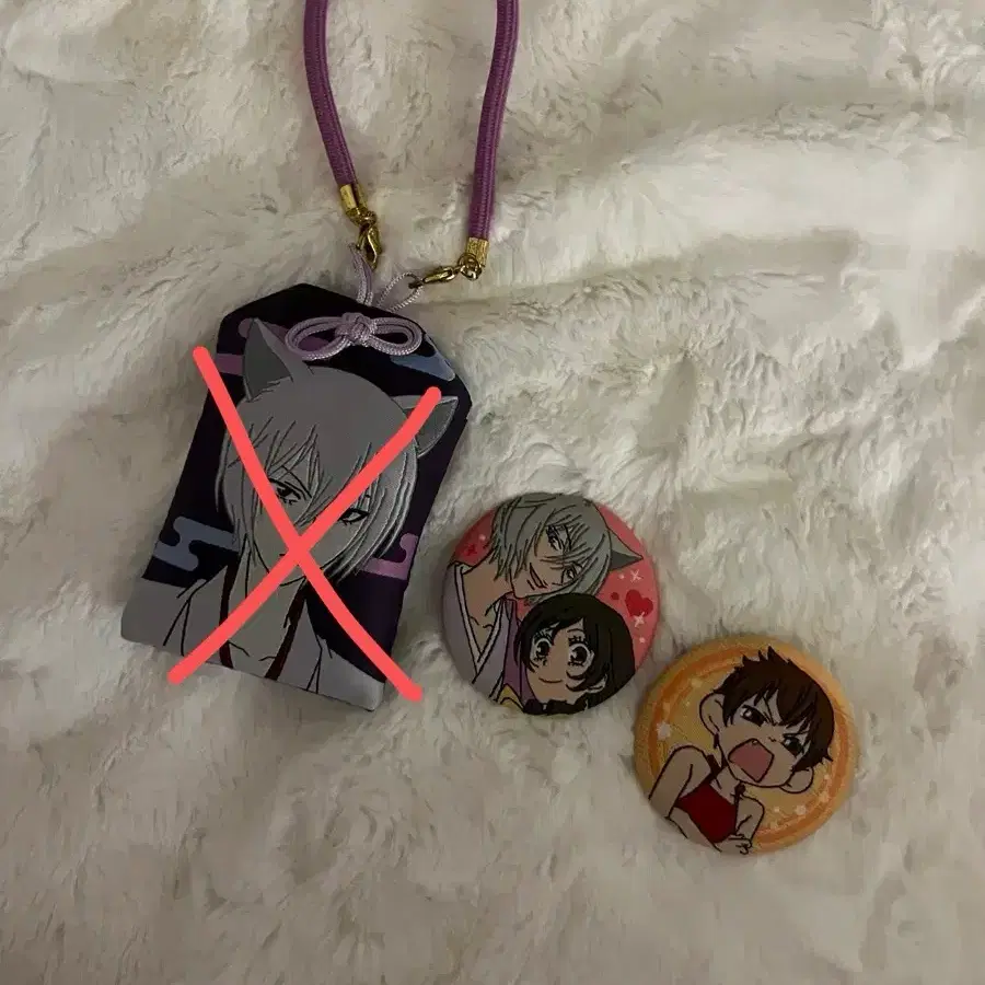 오신령 캔뱃지 부적 오늘부터 신령님 팝퍼블 굿즈 토모에 나나미 마모루