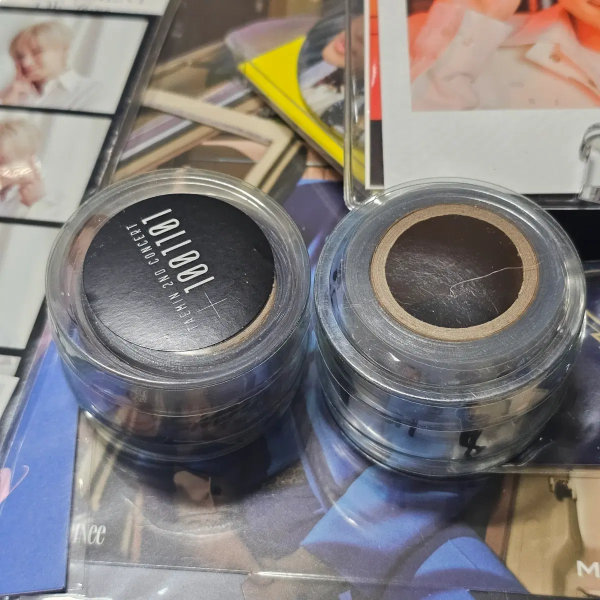 샤이니 태민 콘서트 굿즈 롤테이프 세트 개봉