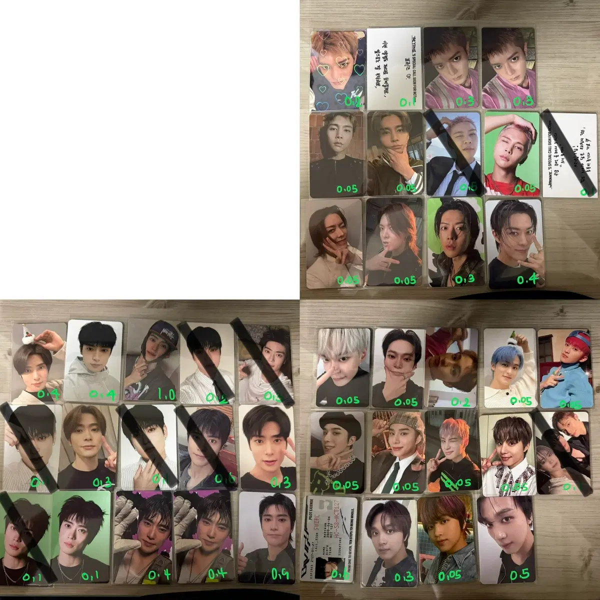 nct 127 엔시티127 재현 쟈니 유타 태용 해찬 정우 도영 포카 양도 팔아요