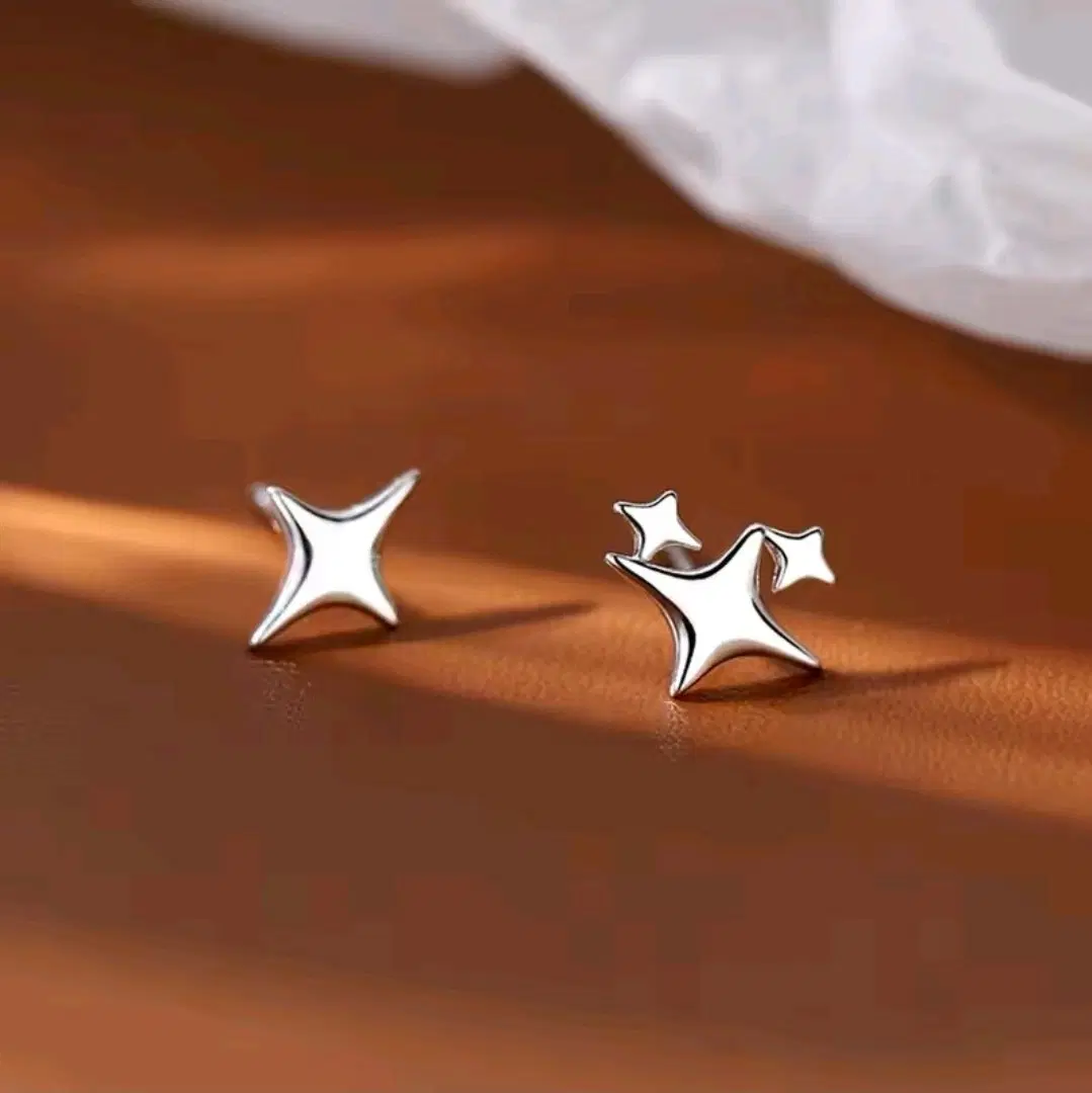 925 실버 별 모양 귀걸이