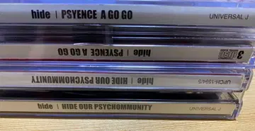 hide PSYCHOMMUNITY CD와 PSYENCE A GO GO CD