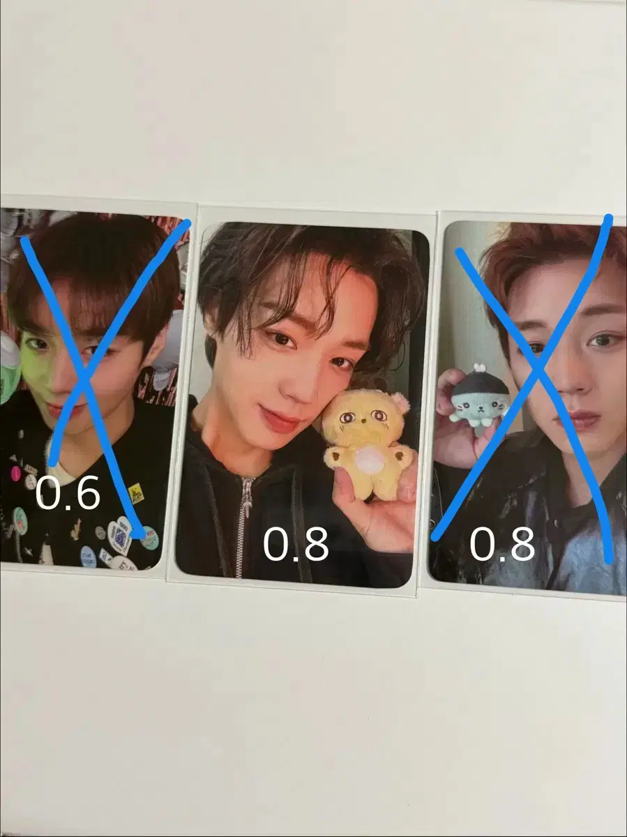 박지훈 응원봉 포카 소심이 모옹이 포카