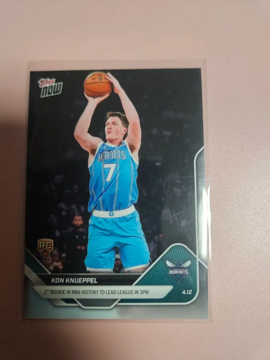NBA)콘 크니플 2025 Topps Now 루키 카드