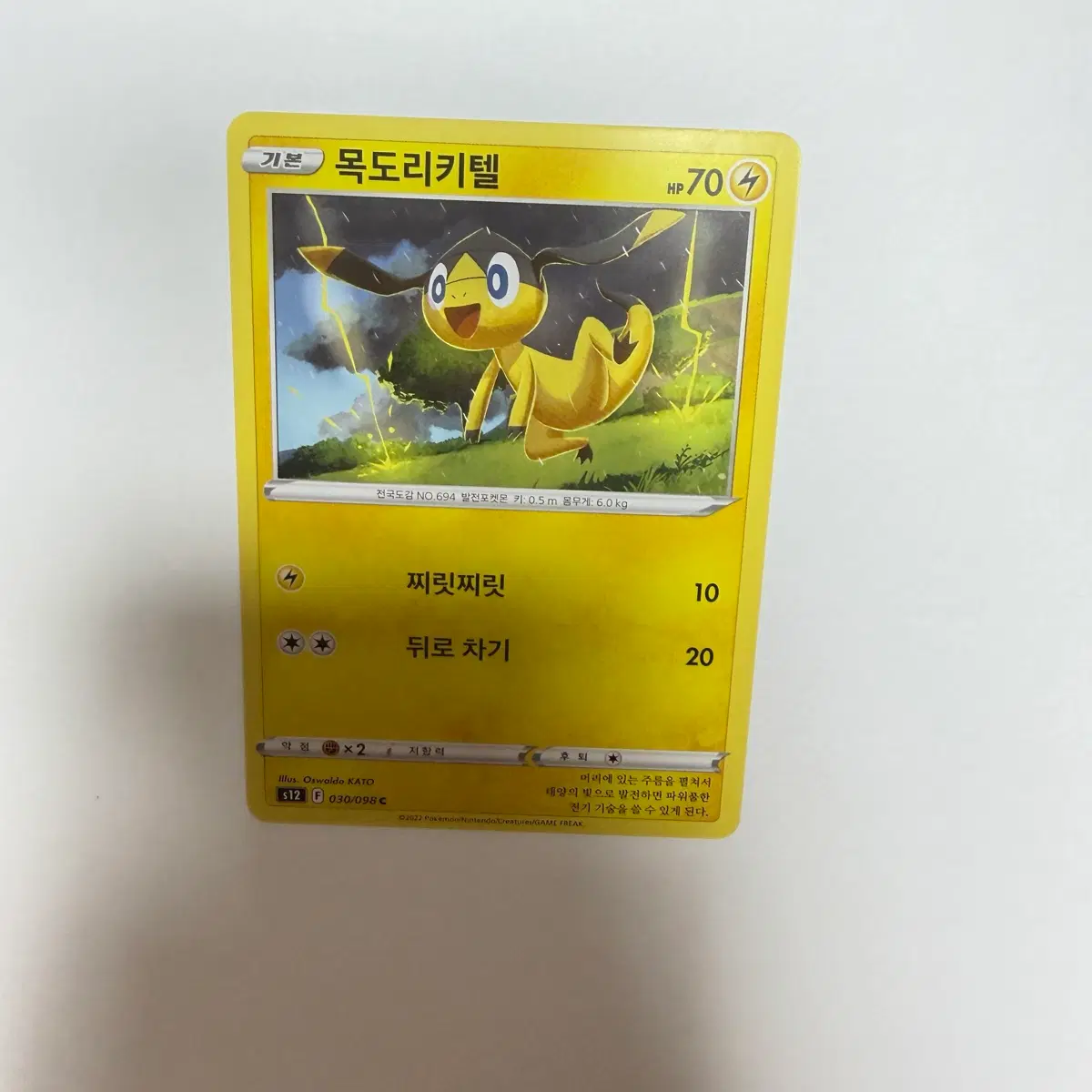 목도리키텔 포켓몬카드