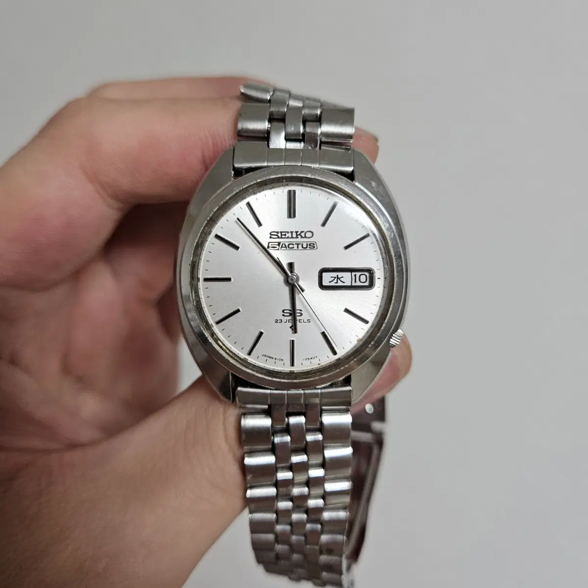 70s 빈티지 세이코 5 액터스 SS 23석 시계 Seiko Actus