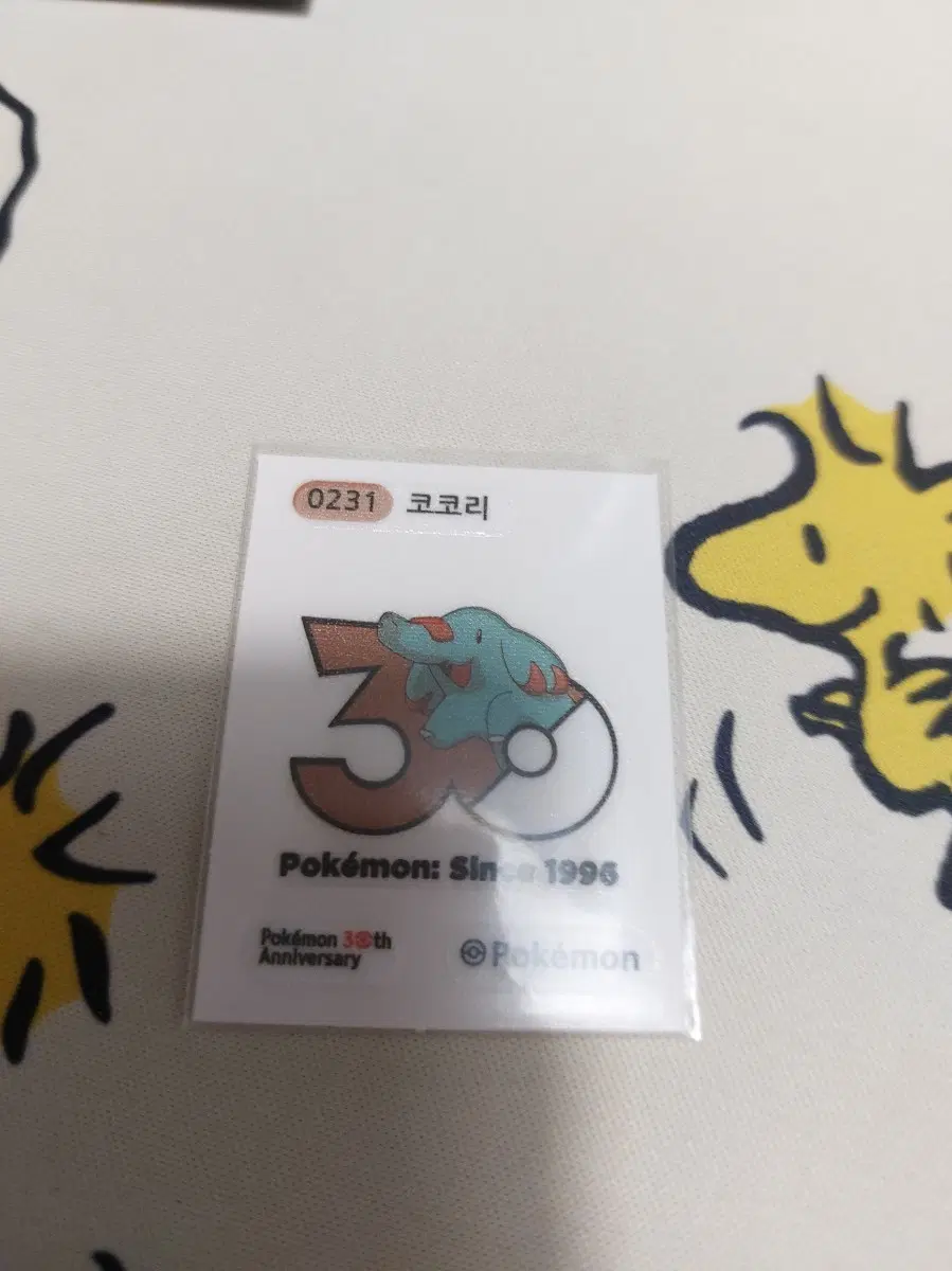 포켓몬 띠부씰 30주년 로고 1013종 코코리 231