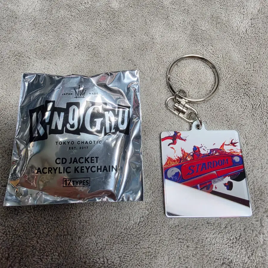 킹누, 킹 누, KING GNU 앨범자켓 키링 스타덤 미사용